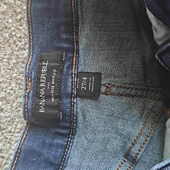 Banana Republic High Rise Wide Leg Jean - Picture 2 of 4
